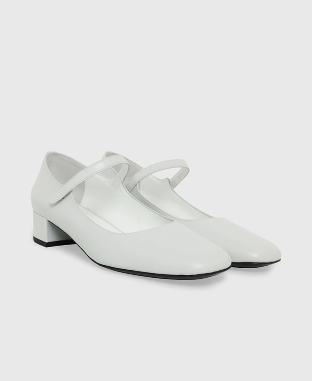 By Far Ginny Pumps White
