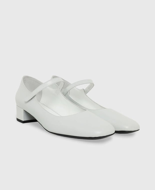 By Far Ginny Pumps White