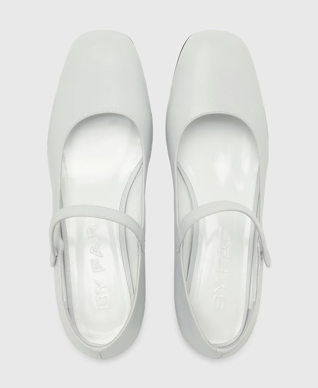 By Far Ginny Pumps White