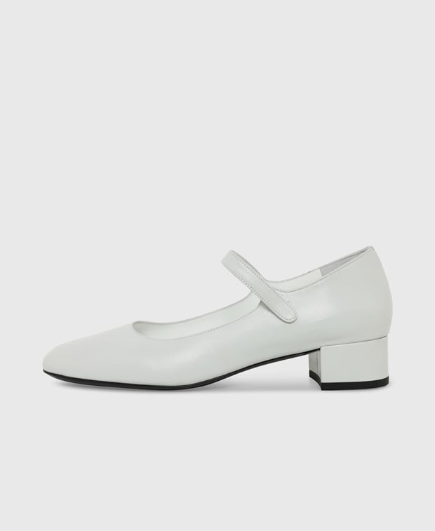 By Far Ginny Pumps White