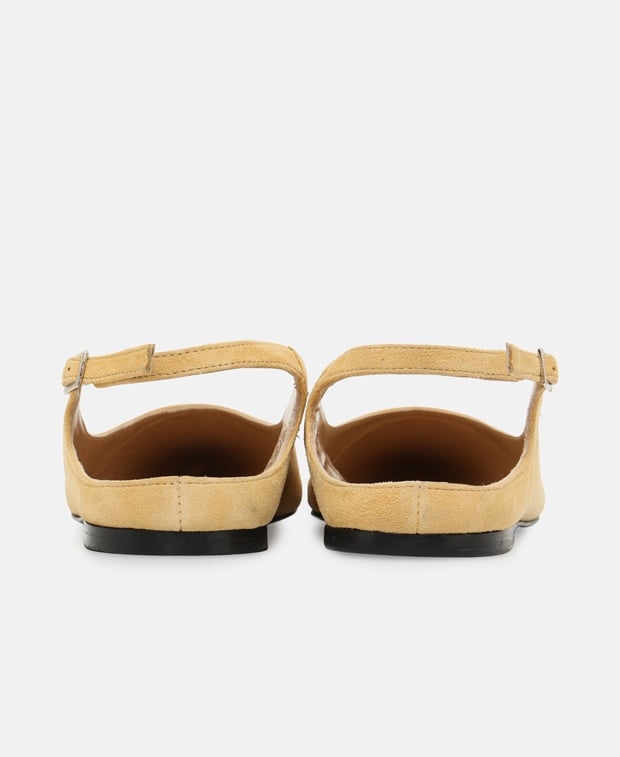 By Far Slingback ballerina Light Yellow