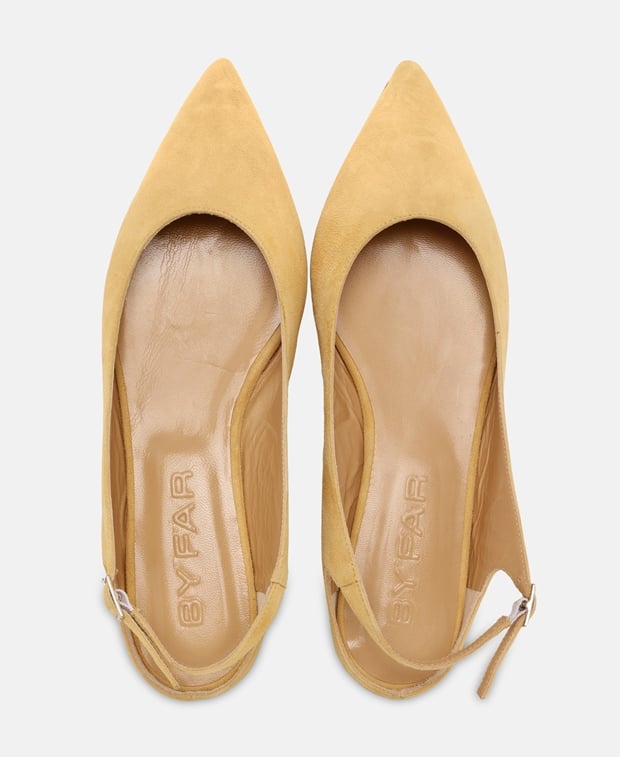 By Far Slingback ballerina Light Yellow