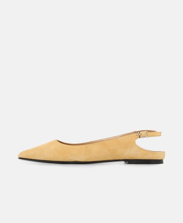 By Far Slingback ballerina Light Yellow