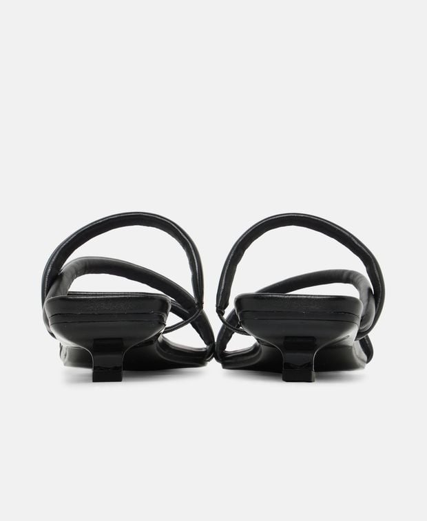 By Far Heeled sandals Morena black nappa leather