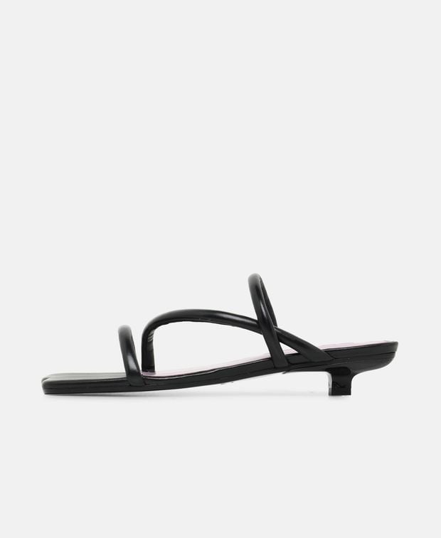 By Far Heeled sandals Morena black nappa leather