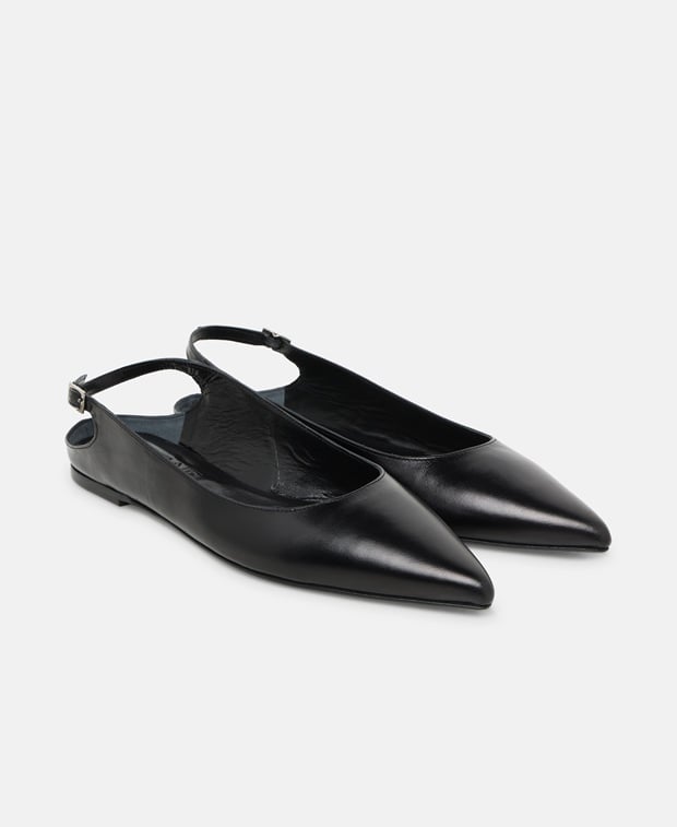 By Far Slingback ballerina Koyna burrata