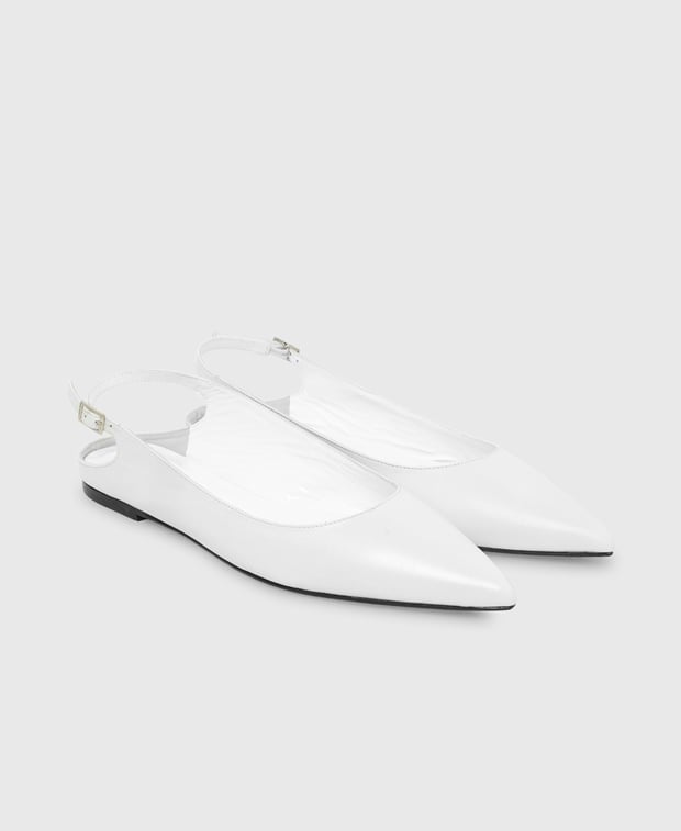 By Far Slingback ballerina Koyna burrata