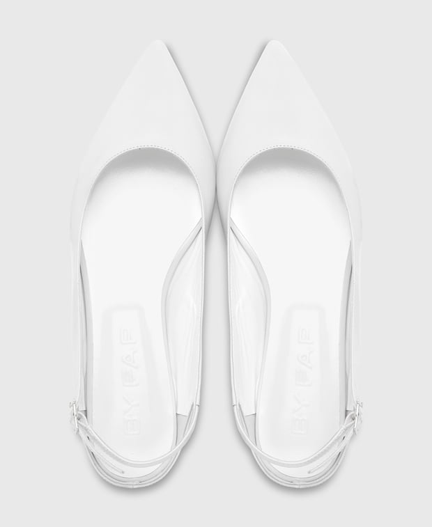 By Far Slingback ballerina Koyna burrata