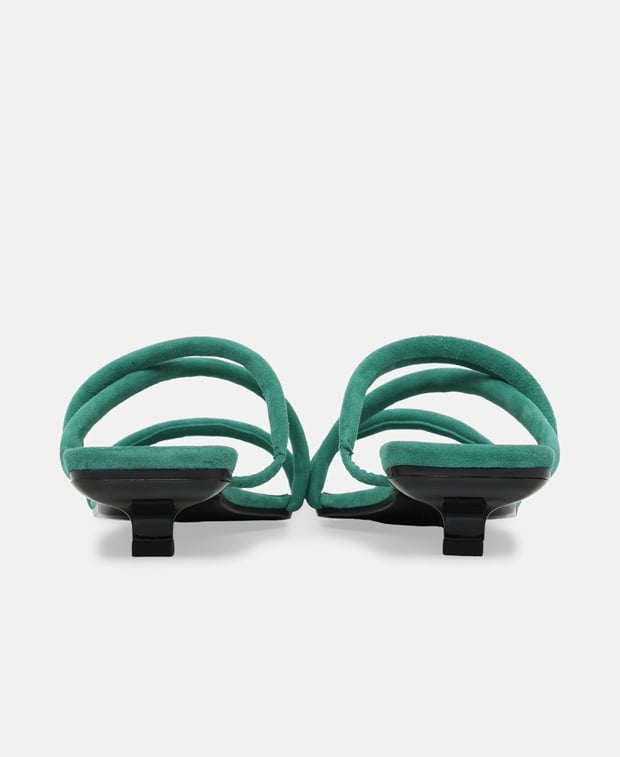 By Far Morena alpine Pumps Dark Green