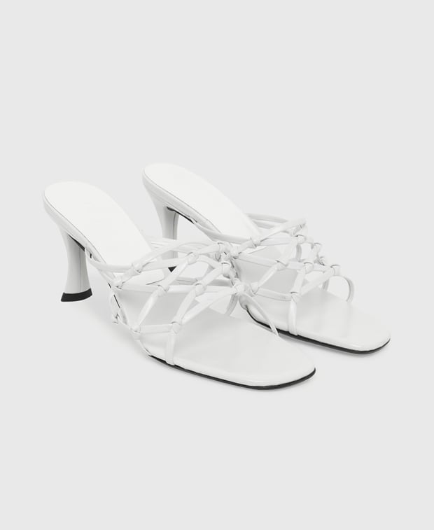 By Far Malaya Heeled sandals White