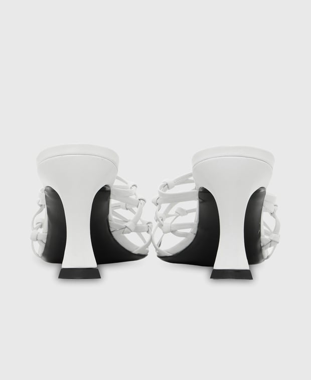 By Far Malaya Heeled sandals White