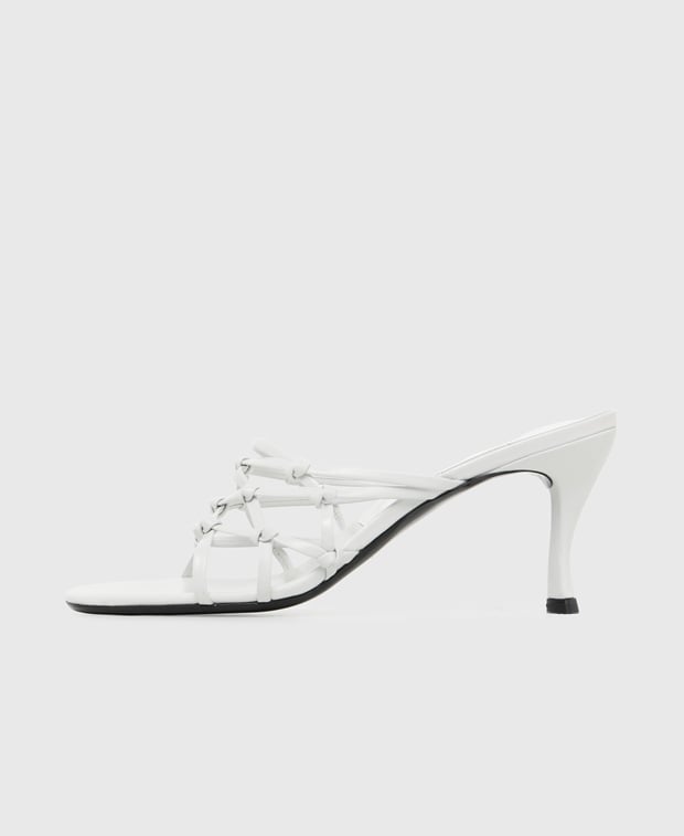 By Far Malaya Heeled sandals White