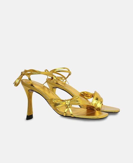 By Far Layla Heeled sandals Gold