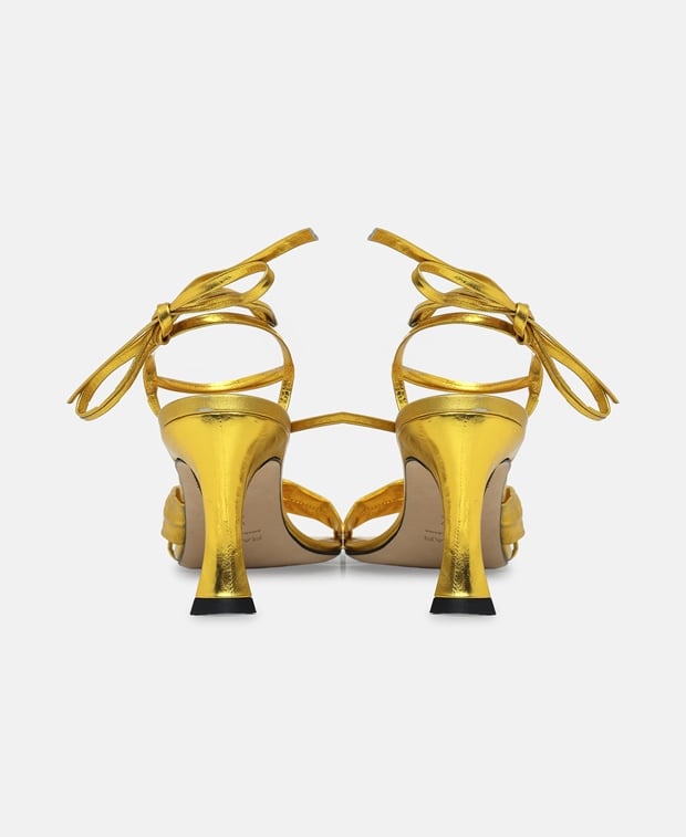 By Far Layla Heeled sandals Gold