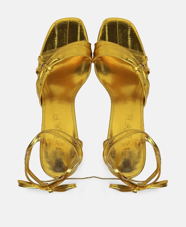 By Far Layla Heeled sandals Gold