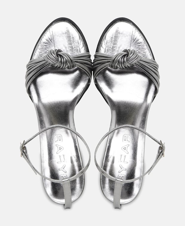 By Far Heeled sandals Egon Inox