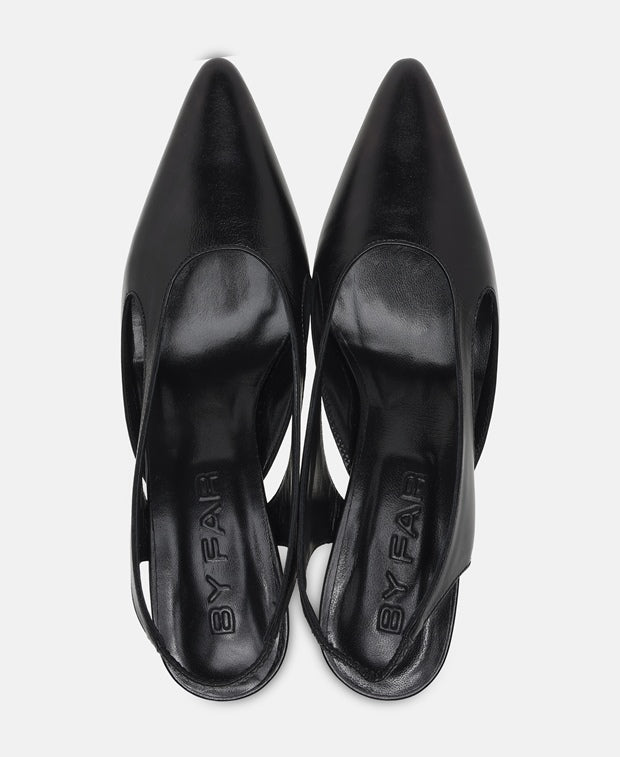By Far Runa Slingback pumps Black