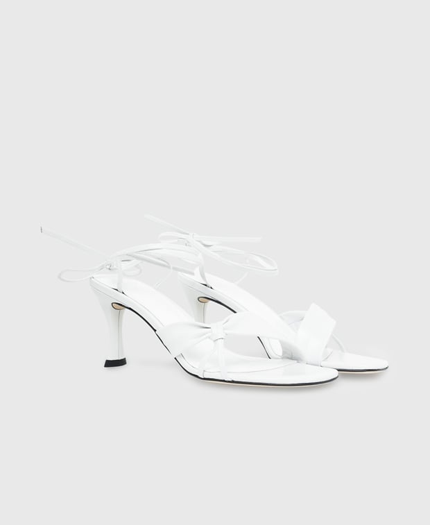 By Far Heeled sandals Layla Burrata