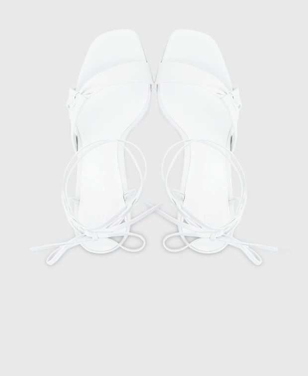 By Far Heeled sandals Layla Burrata