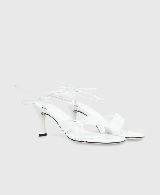 By Far Heeled sandals Layla Burrata