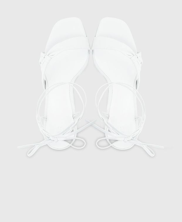 By Far Heeled sandals Layla Burrata