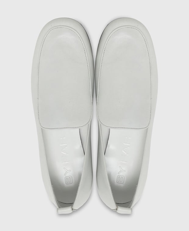 By Far Pumps Alfred burrata creased calf leather