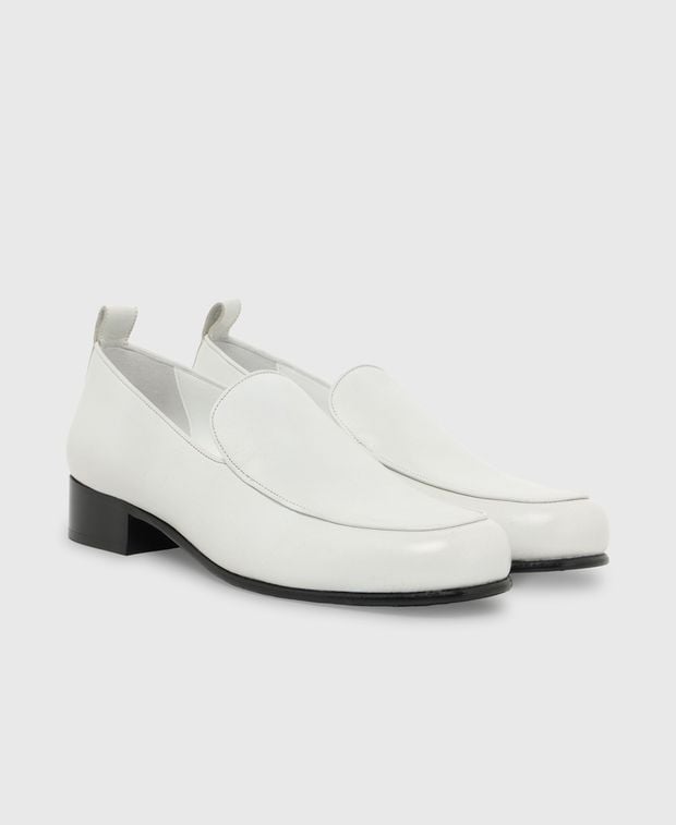 By Far Pumps Alfred burrata creased calf leather