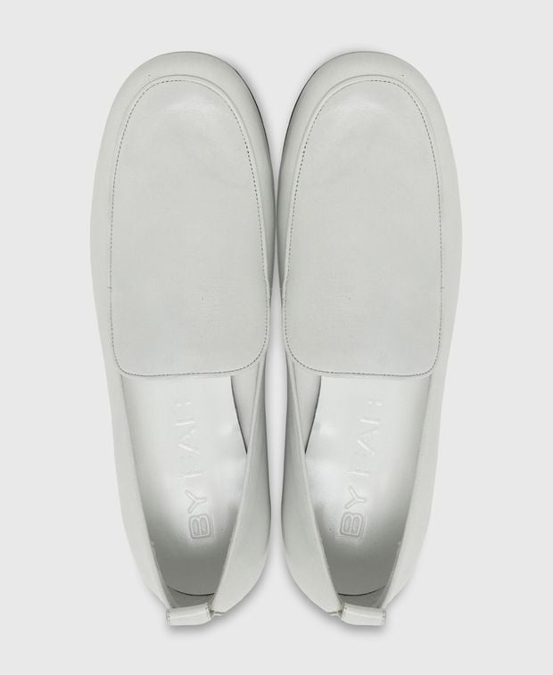 By Far Pumps Alfred burrata creased calf leather