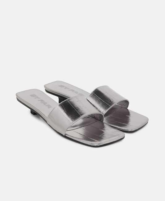 By Far Sandals Ceni Inox Eel