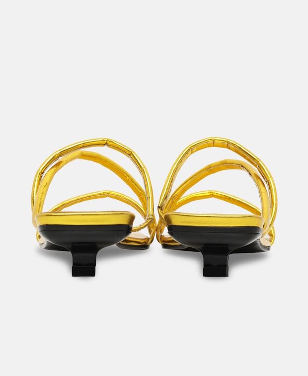 By Far Morena gold eel Sandals