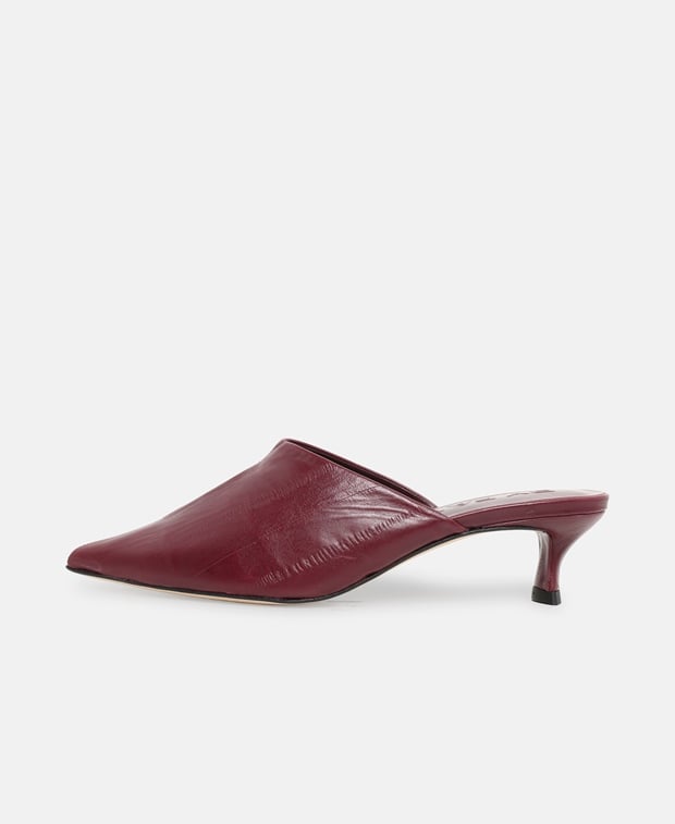 By Far Luciana Pumps Cherry Red