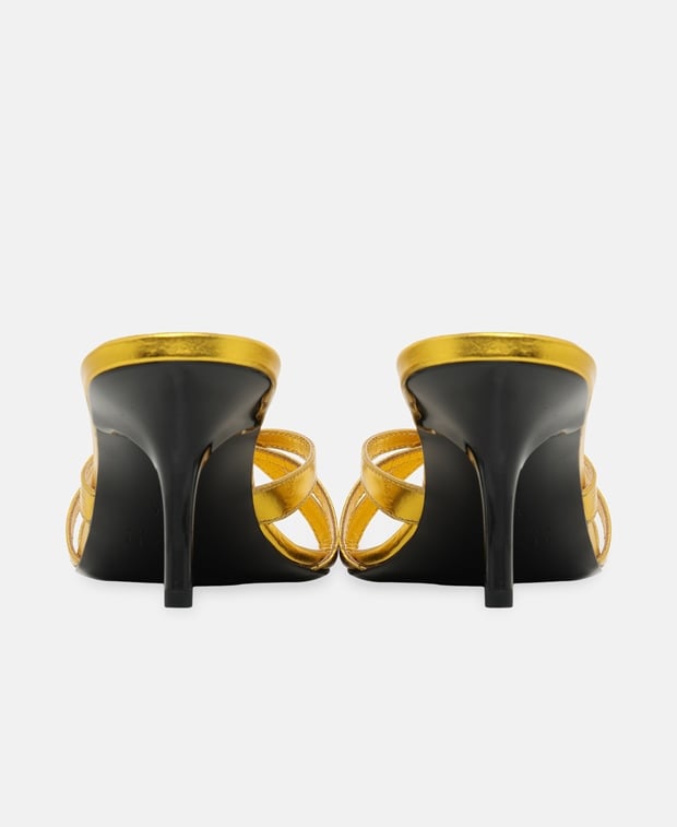 By Far Julie Sandals Gold