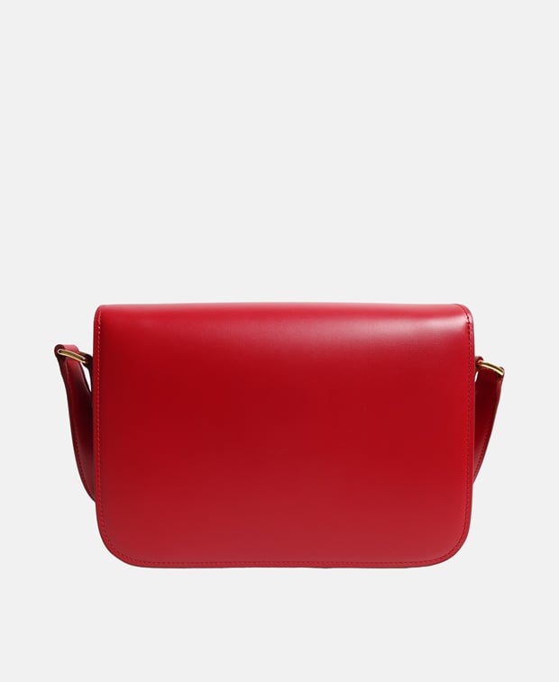 Celine Classique Leather cross body bag Dark Red