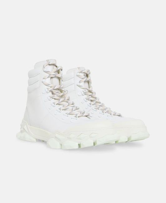 Jimmy Choo Diamond Lace-up ankle boot White