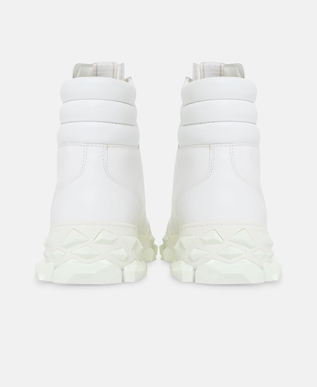 Jimmy Choo Diamond Lace-up ankle boot White