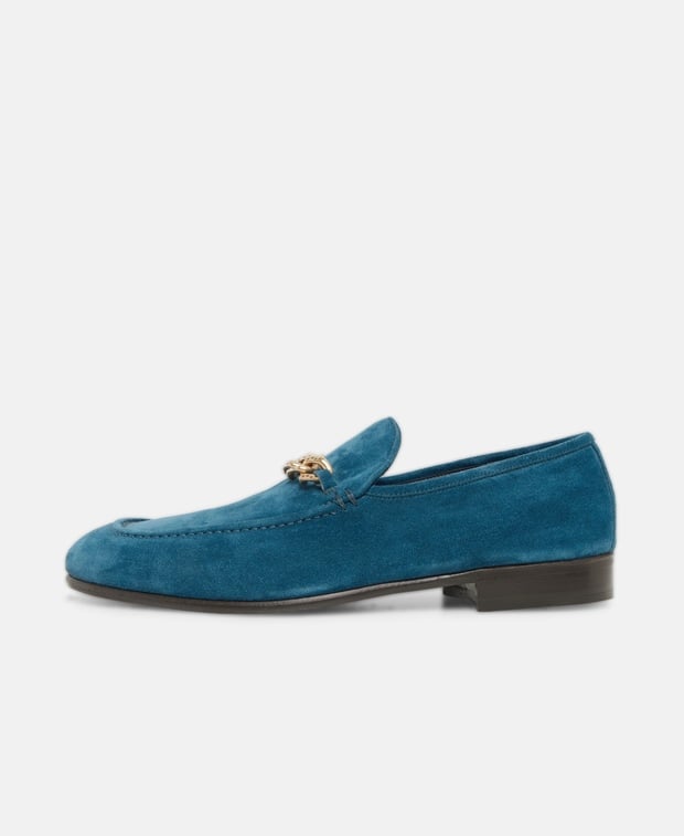 Jimmy Choo Marti reverse Loafers Petrol