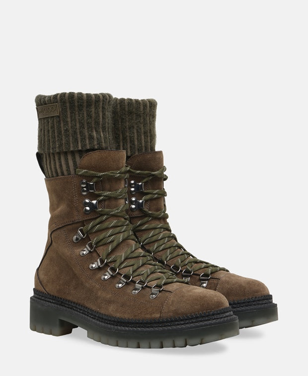 Jimmy Choo Devin Lace-up ankle boot Ochre