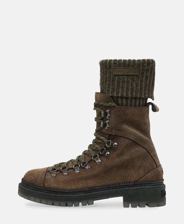 Jimmy Choo Devin Lace-up ankle boot Ochre
