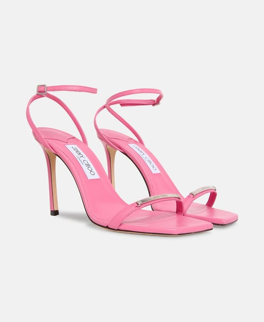 Jimmy Choo Jaxon 95 Ankle strap sandals Rose