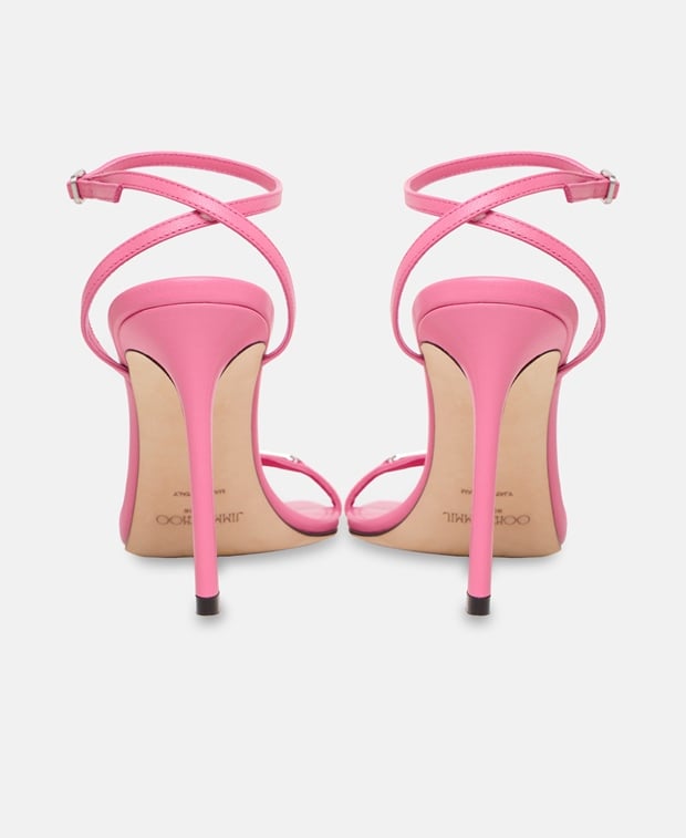 Jimmy Choo Jaxon 95 Ankle strap sandals Rose