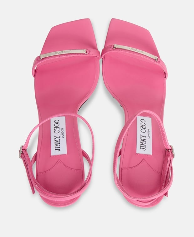 Jimmy Choo Jaxon 95 Ankle strap sandals Rose