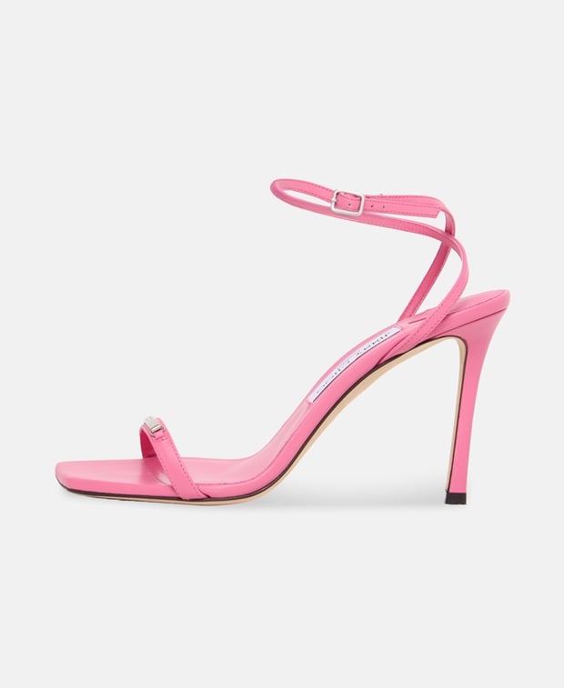 Jimmy Choo Jaxon 95 Ankle strap sandals Rose