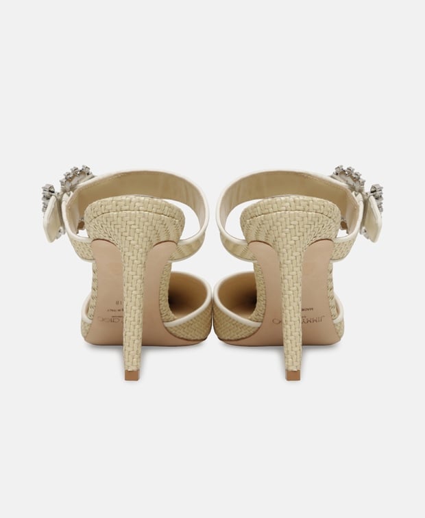 Jimmy Choo Dyana 85 Pumps White