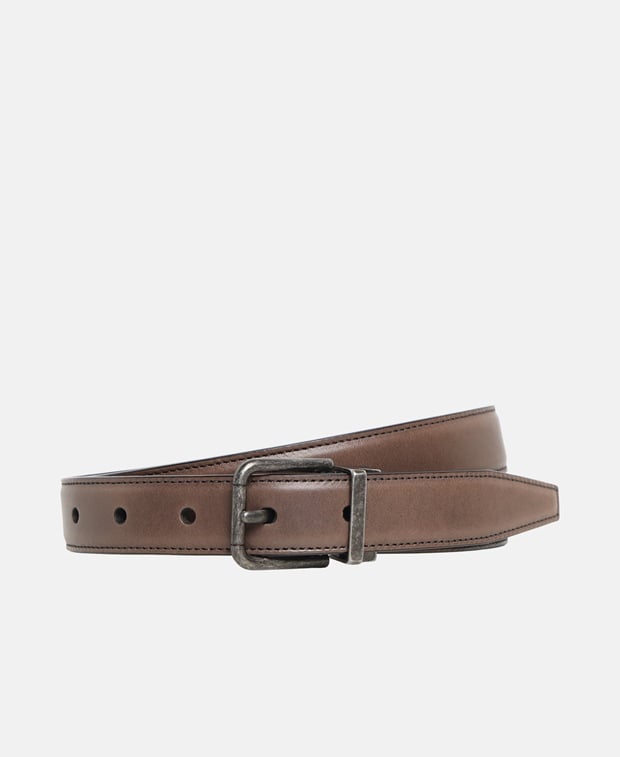 Dolce & Gabbana Leather belt Light Grey