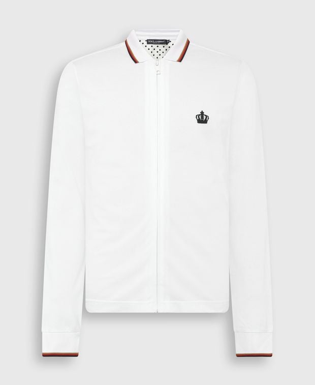 Dolce & Gabbana Long-sleeved polo shirt
