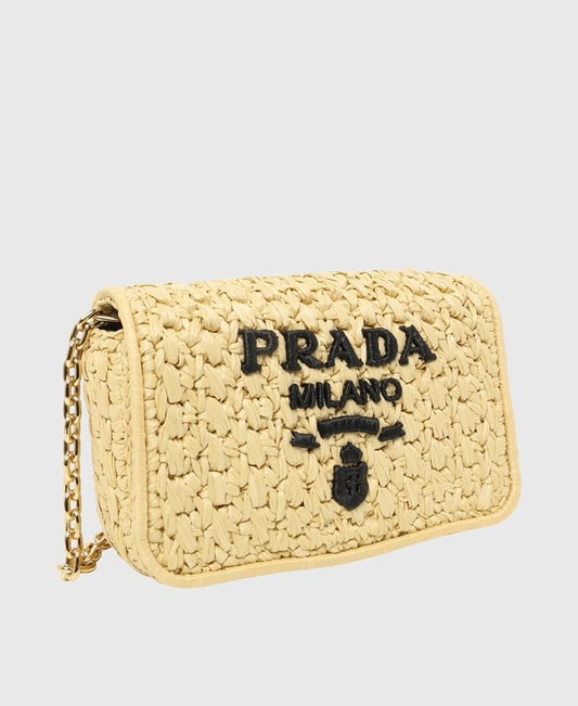 Prada Pattina Cross-body bag Sand