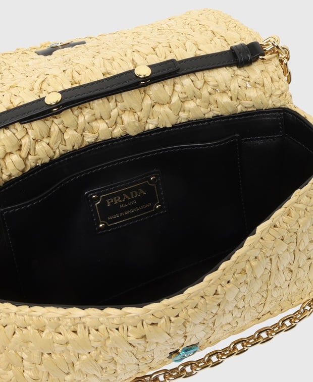 Prada Pattina Cross-body bag Sand
