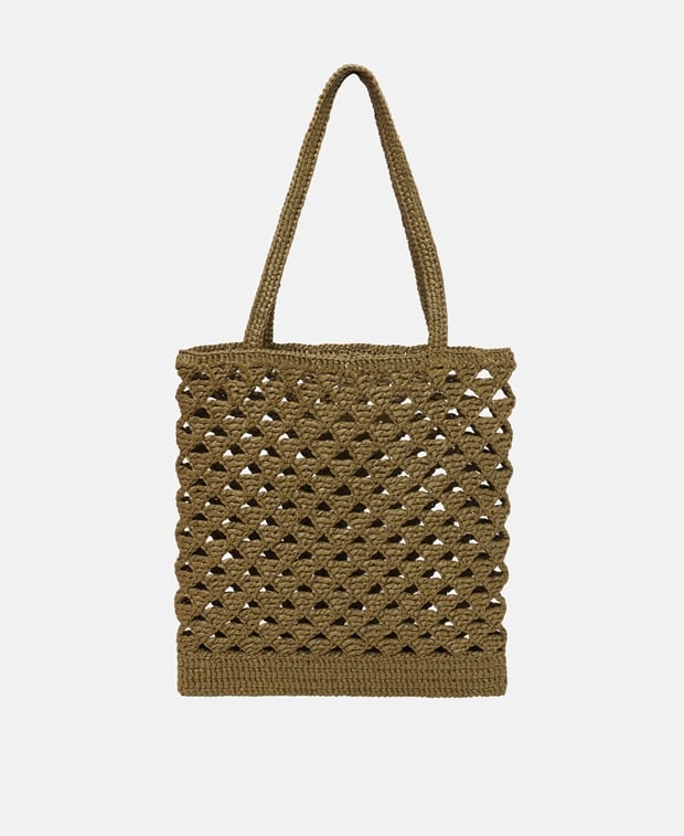 Prada Raffia bag Moss