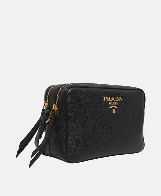 Prada Phenix Leather cross body bag Black