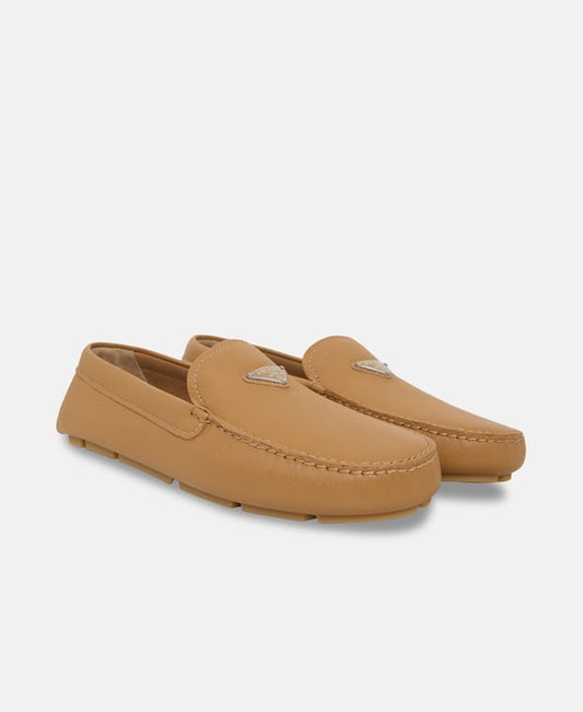 Prada Calzature Moccasins Sand